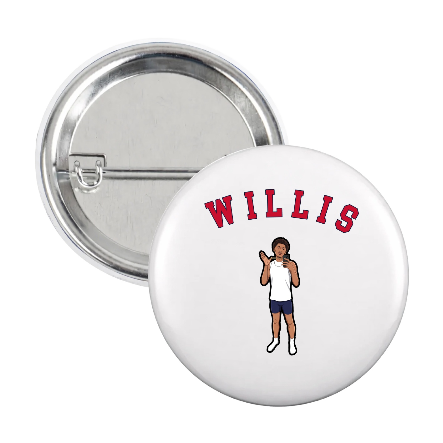 Game Day Button — Shirsey Arch in White