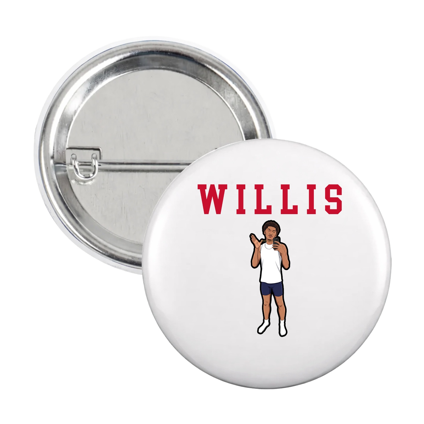 Game Day Button — Shirsey in White