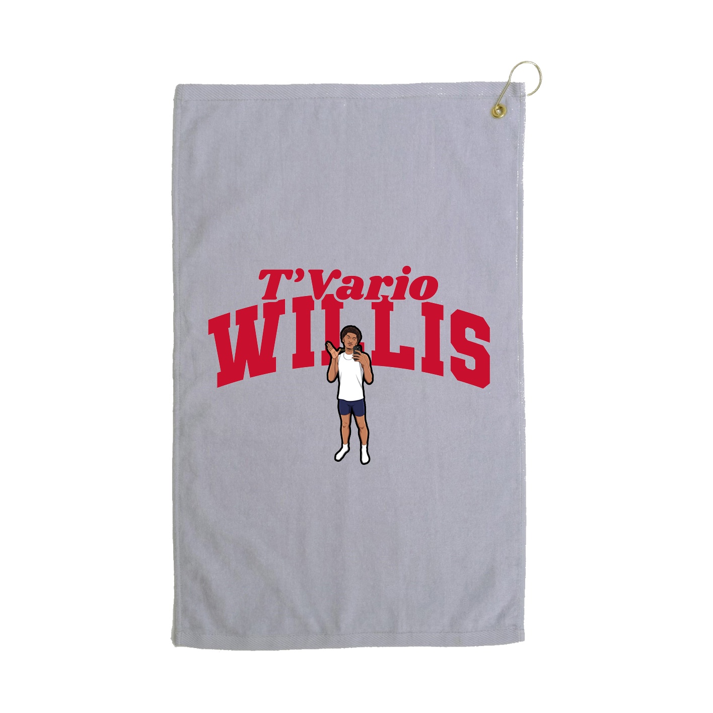 Golf Towel — Signature Arch in Grey