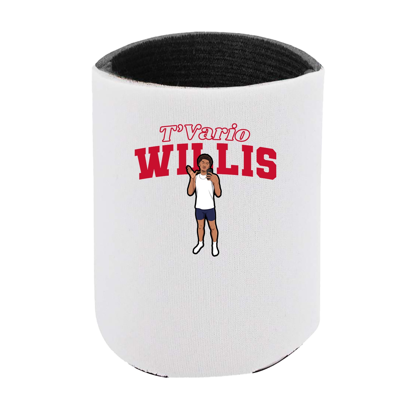 Can Holder — Name Arch in White