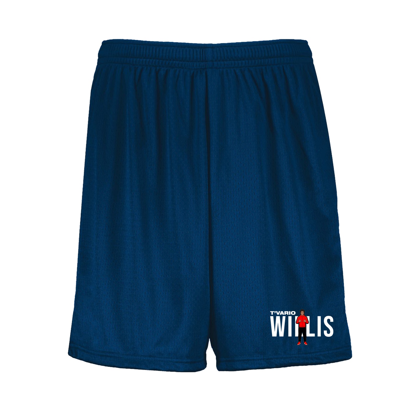 Shorts — Player Name in Navy