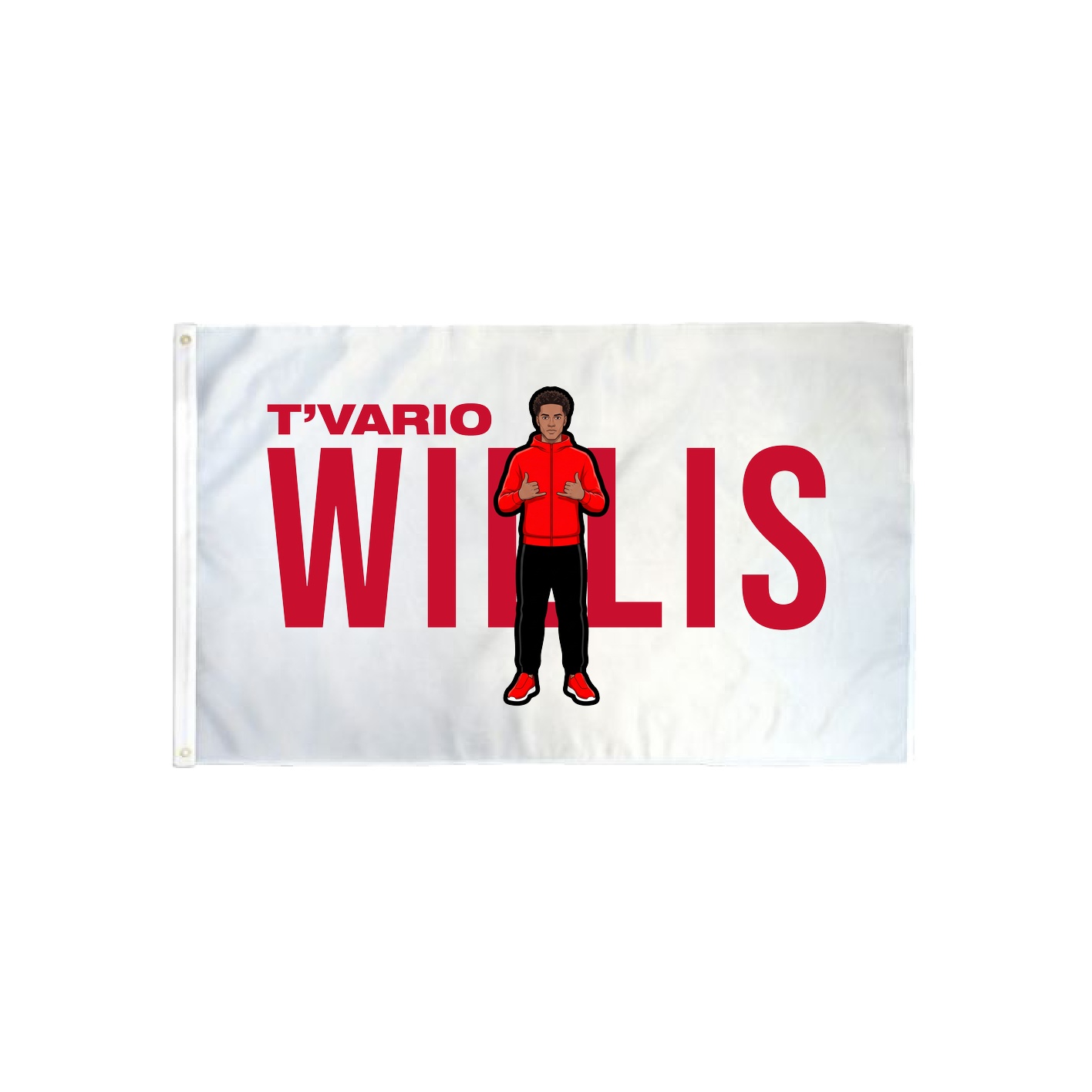 3x5 Flag — Player Name in Classic