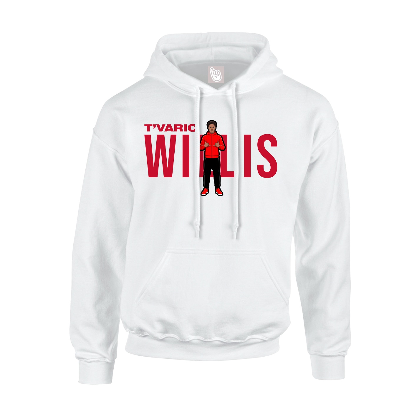 Hoodie — Player Name in White