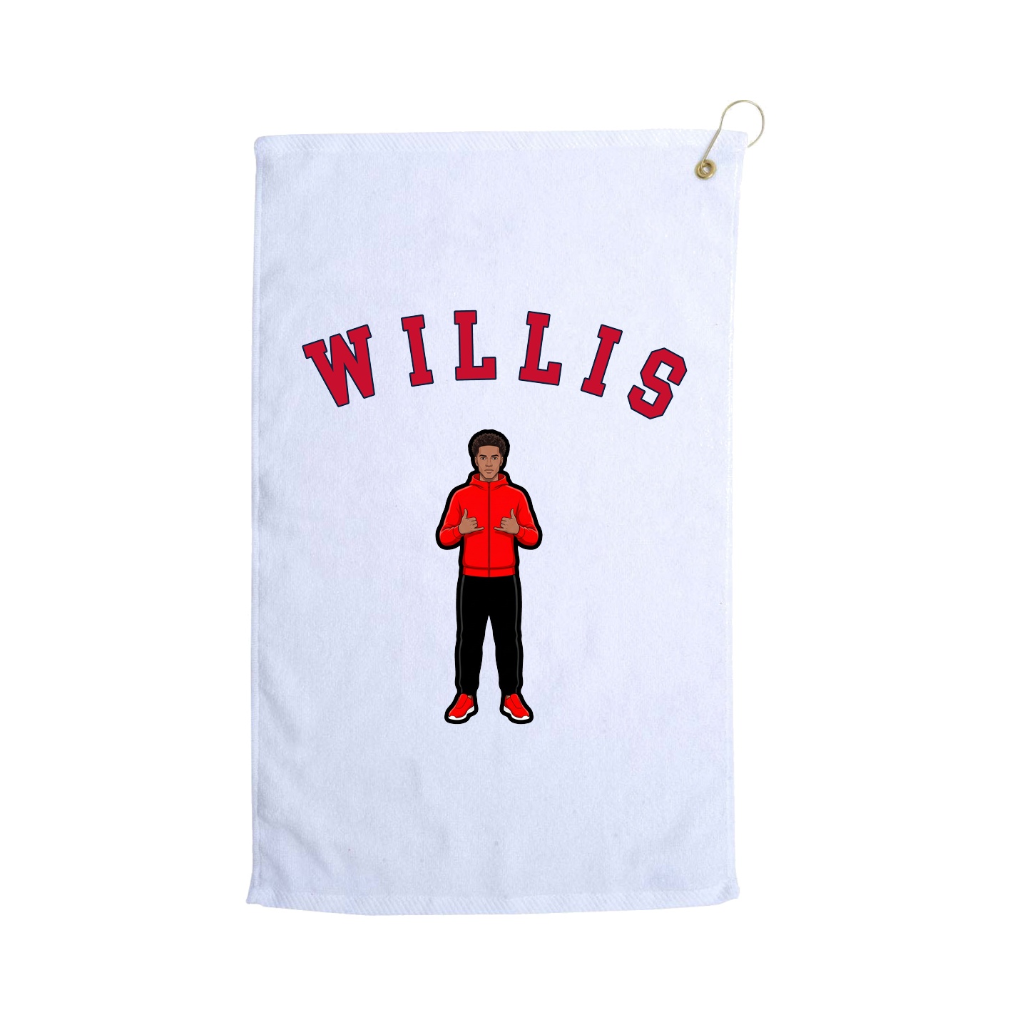 Golf Towel — Shirsey Arch in White