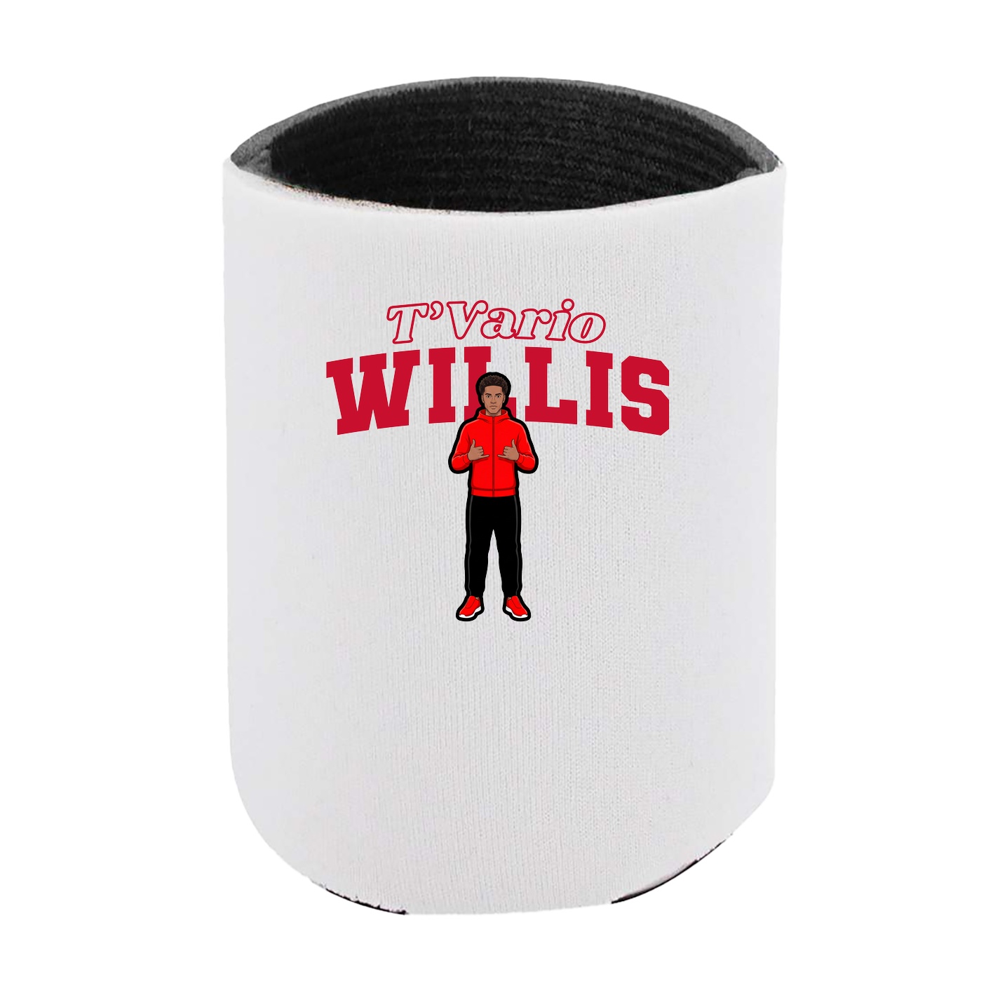Can Holder — Name Arch in White