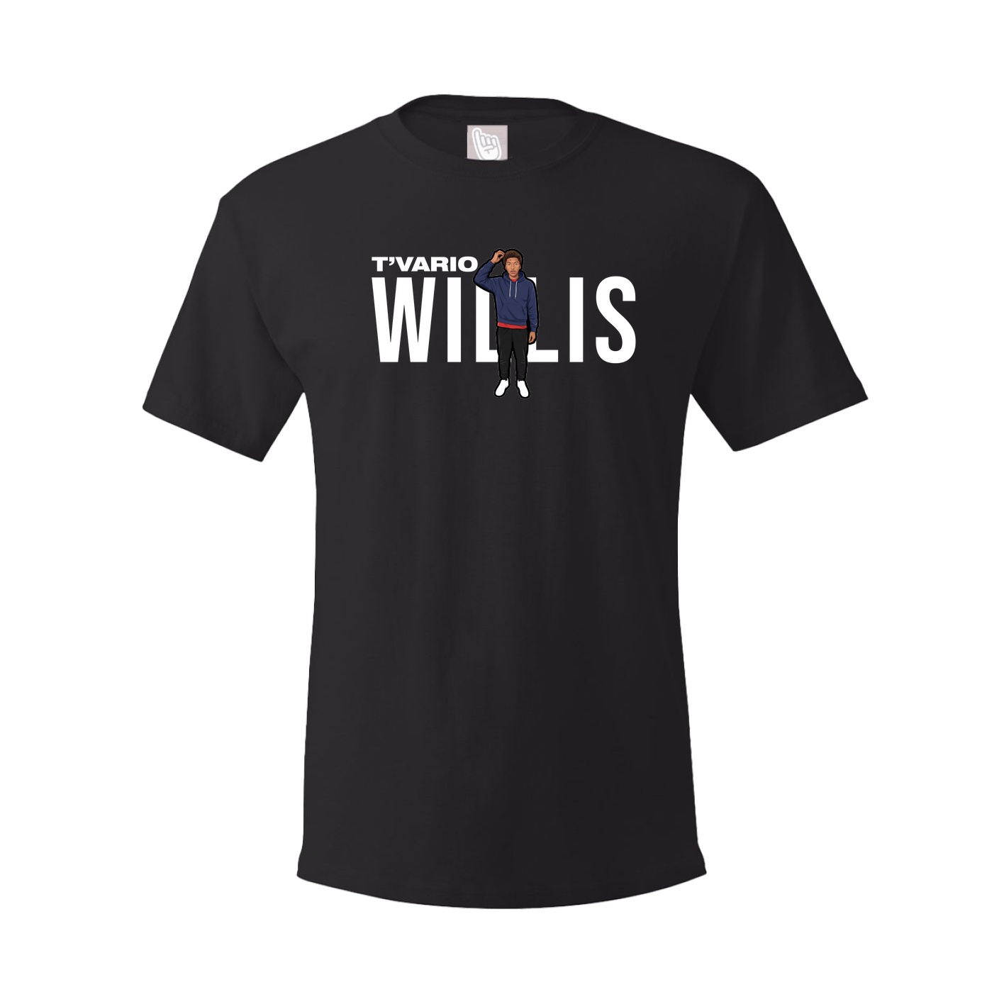 Tee — Player Name in Black