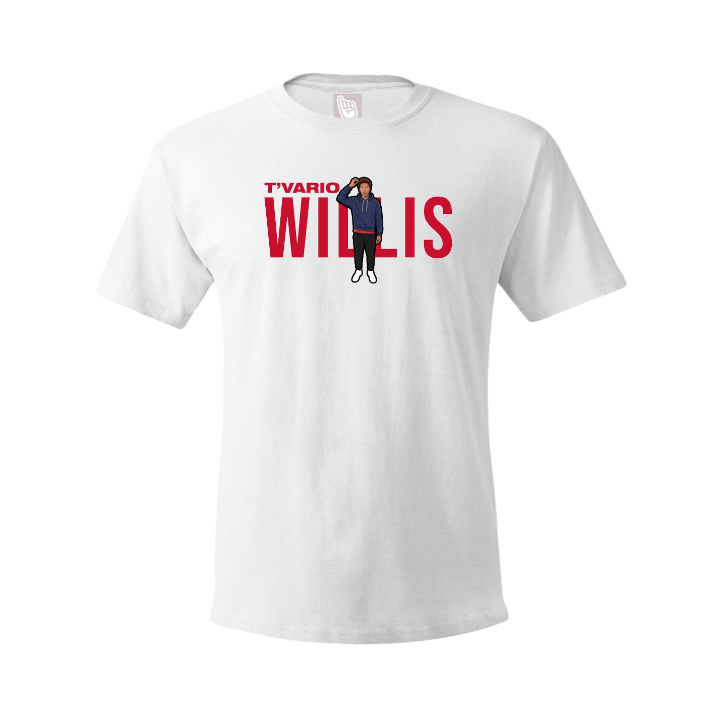 Youth Tee — Player Name in White