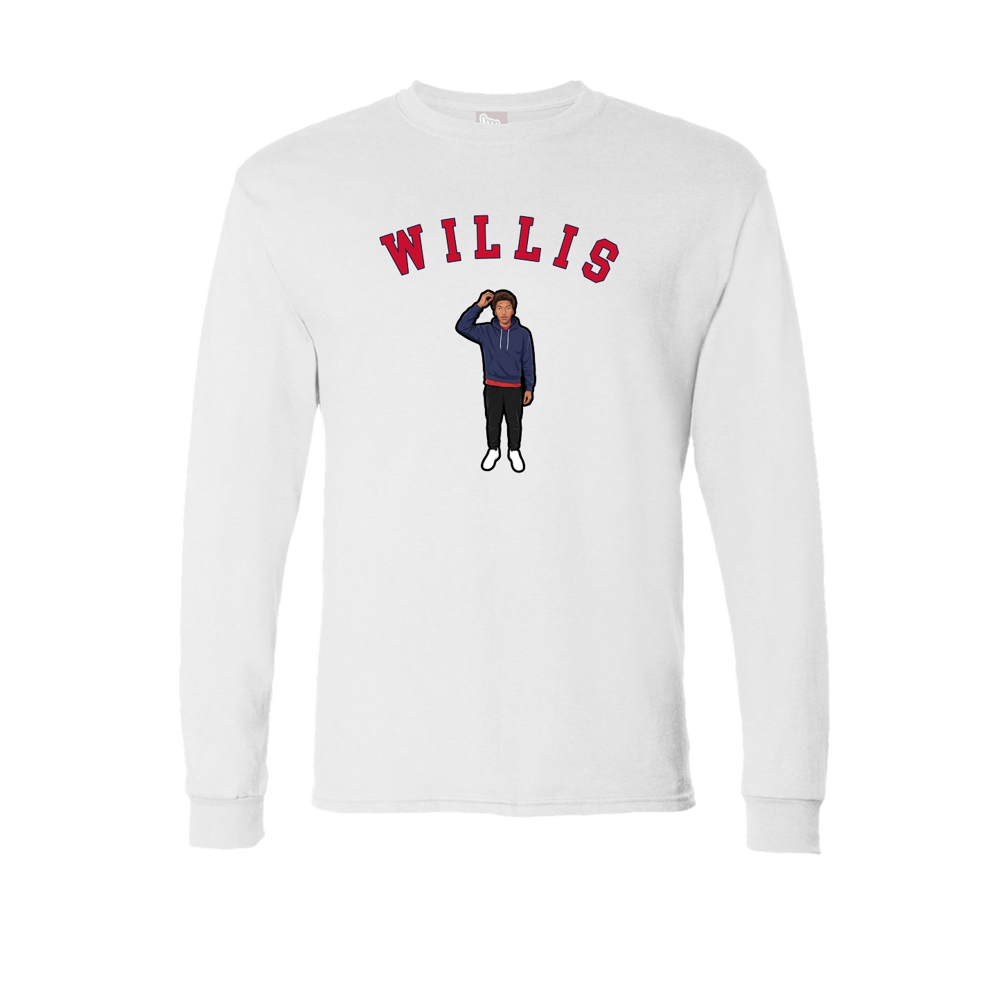 Long Sleeve Tee — Shirsey Arch in White