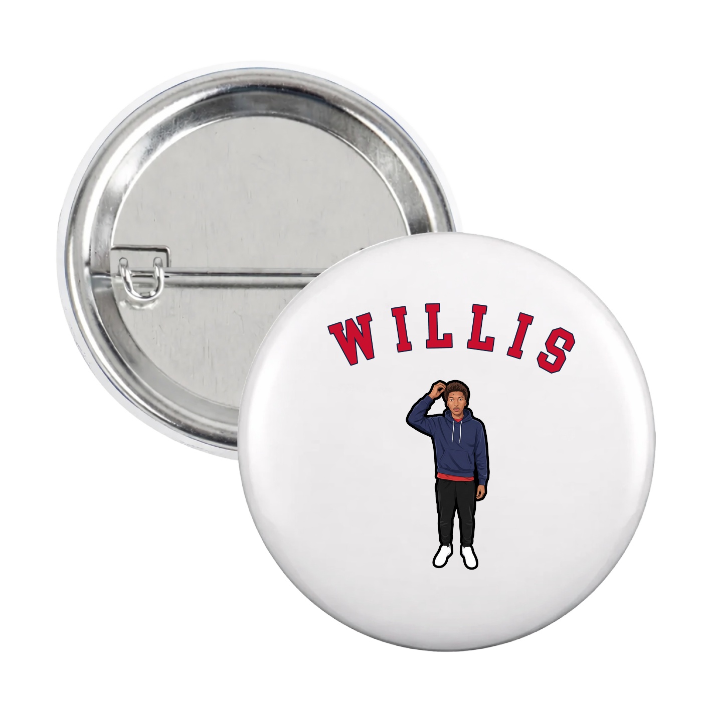 Game Day Button — Shirsey Arch in White