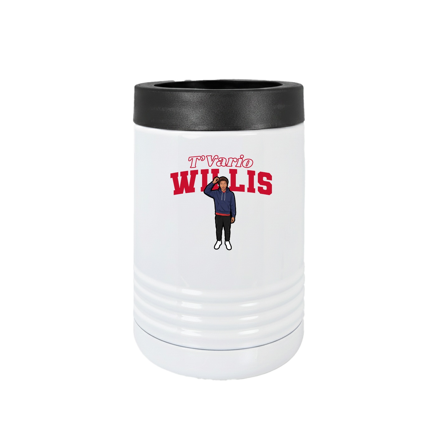 Beverage Holder — Name Arch in White