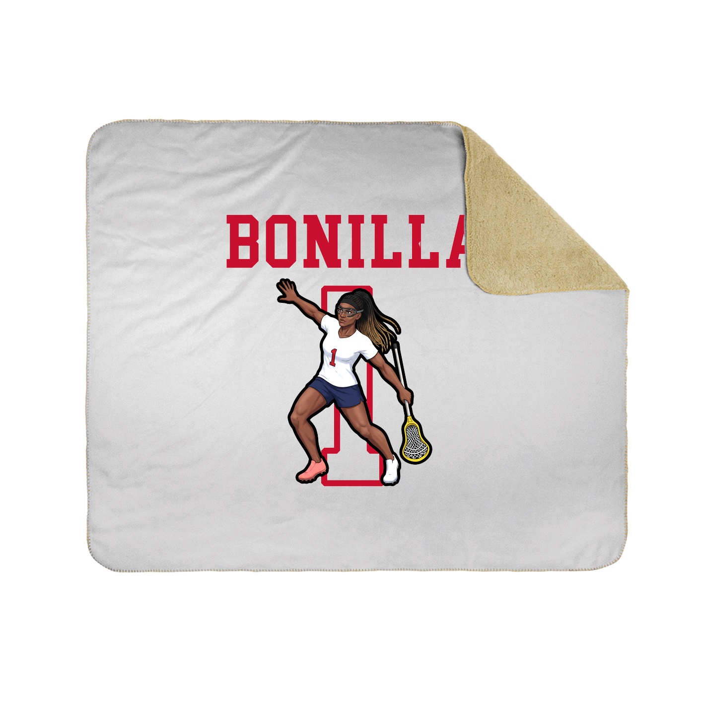 Throw Blanket — Shirsey in White