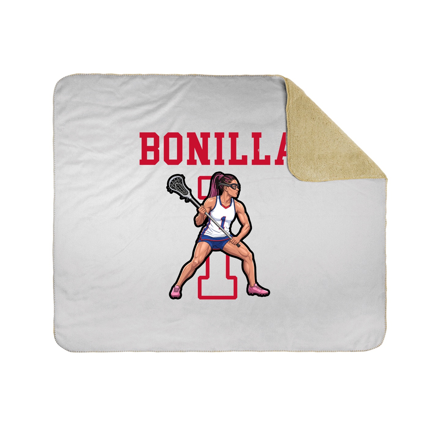 Throw Blanket — Shirsey in White