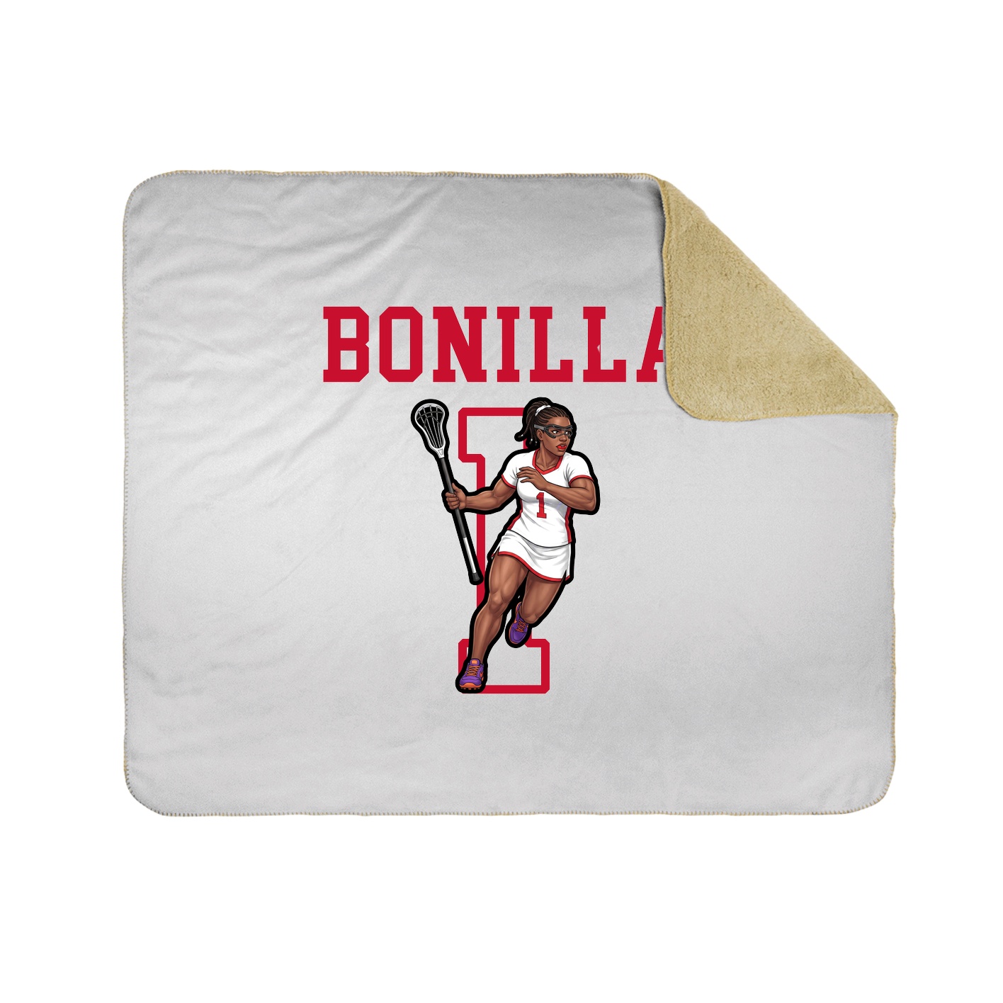 Throw Blanket — Shirsey in White