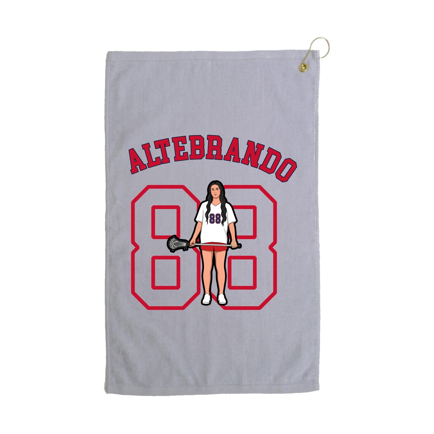 Golf Towel — Shirsey Arch in Grey