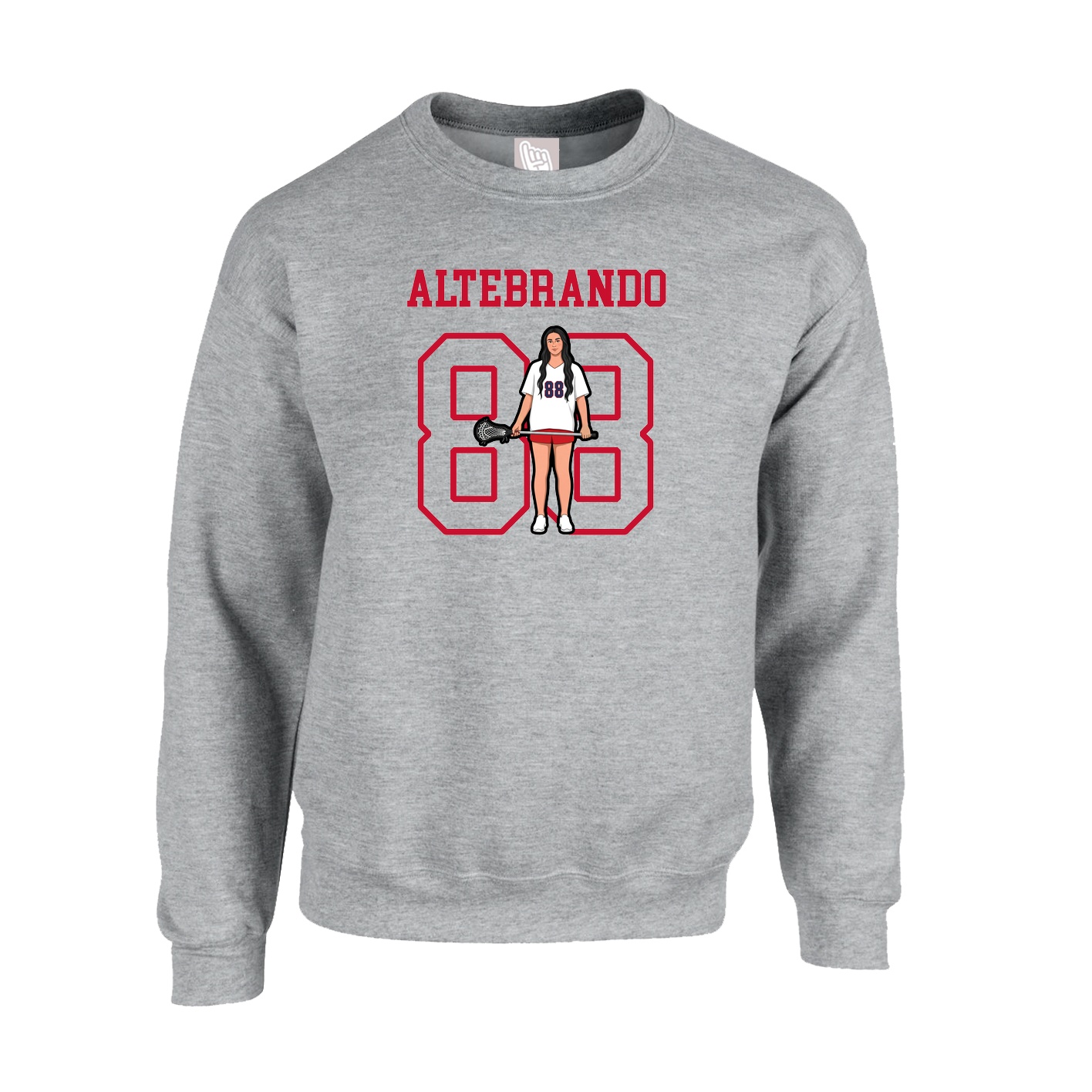 Fleece Crew — Shirsey in Grey
