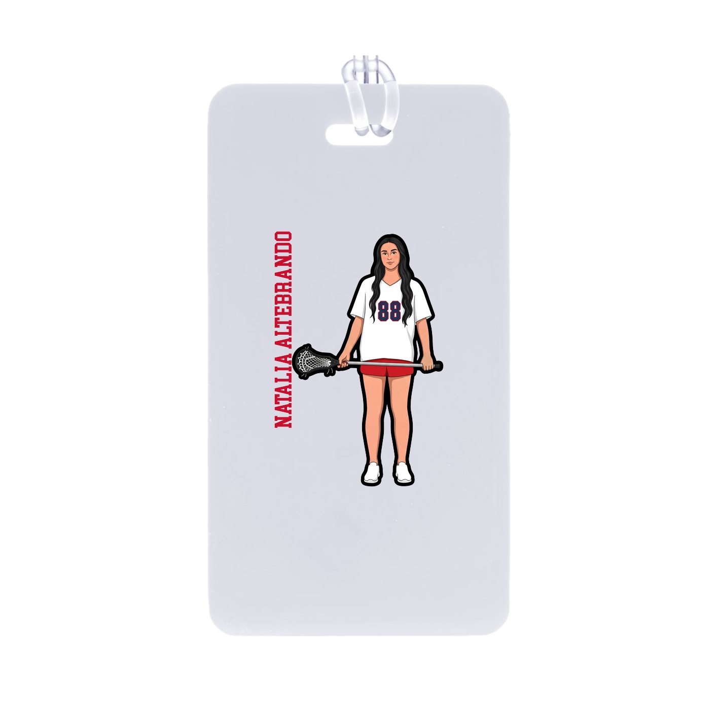 Bag Tag — Name Vertical in Classic