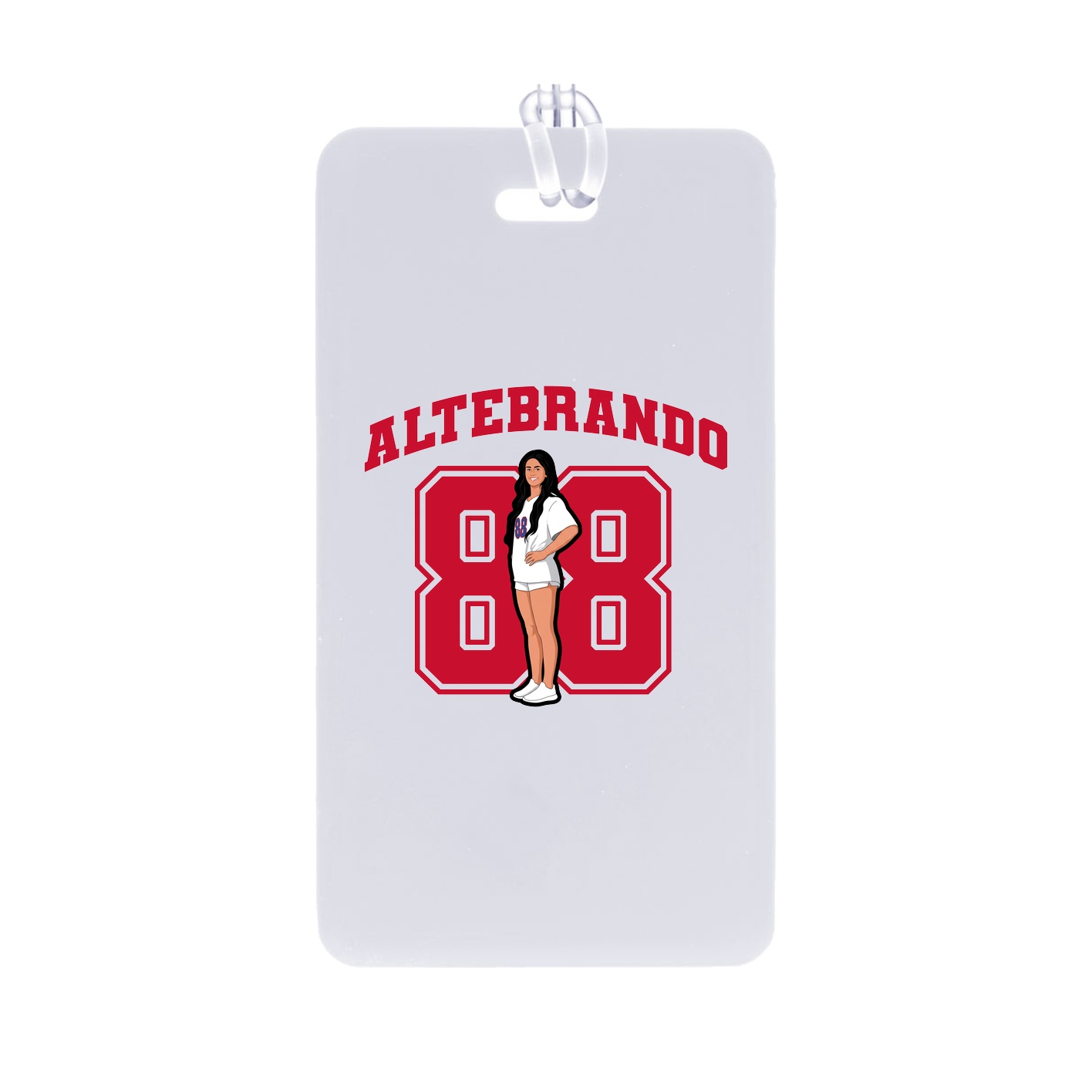 Bag Tag — Number in Classic