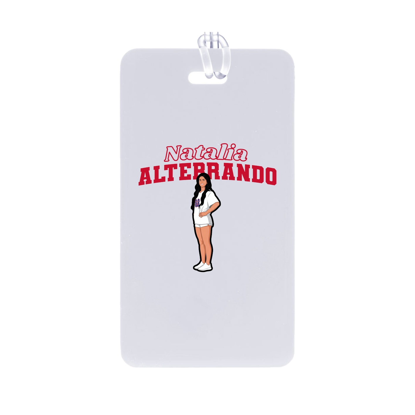Bag Tag — Name Arch in Classic