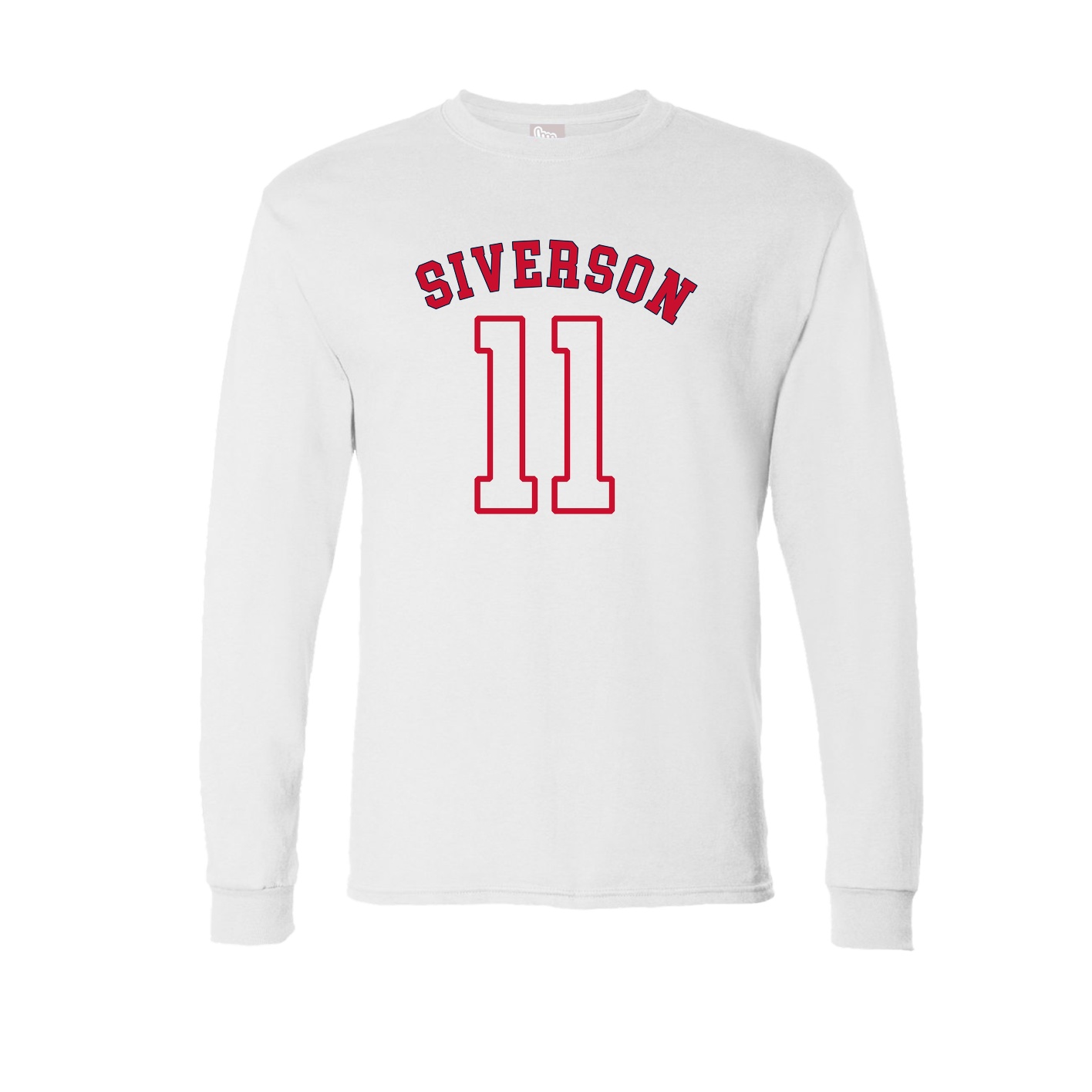 Long Sleeve Tee — Shirsey Arch in White
