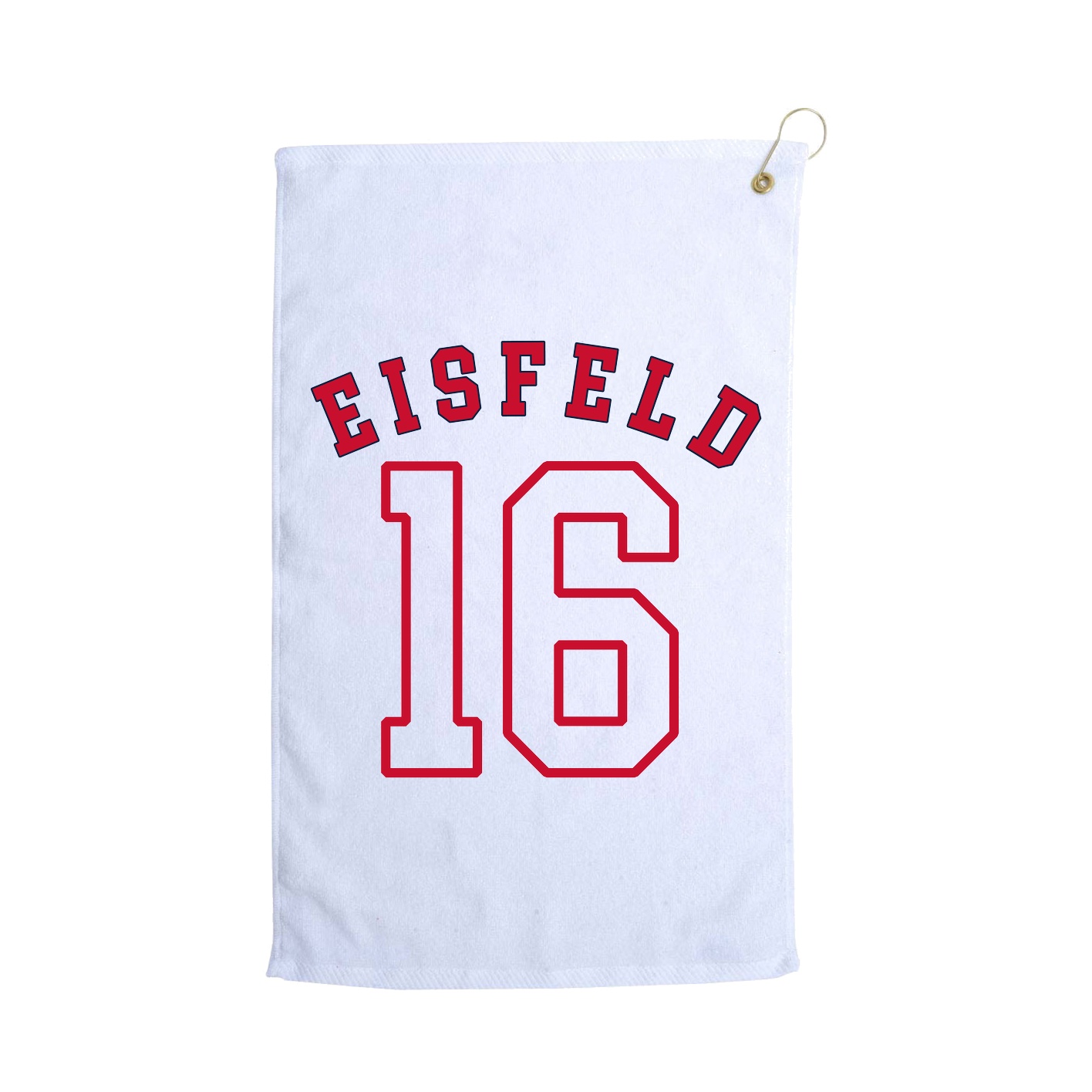 Golf Towel — Shirsey Arch in White