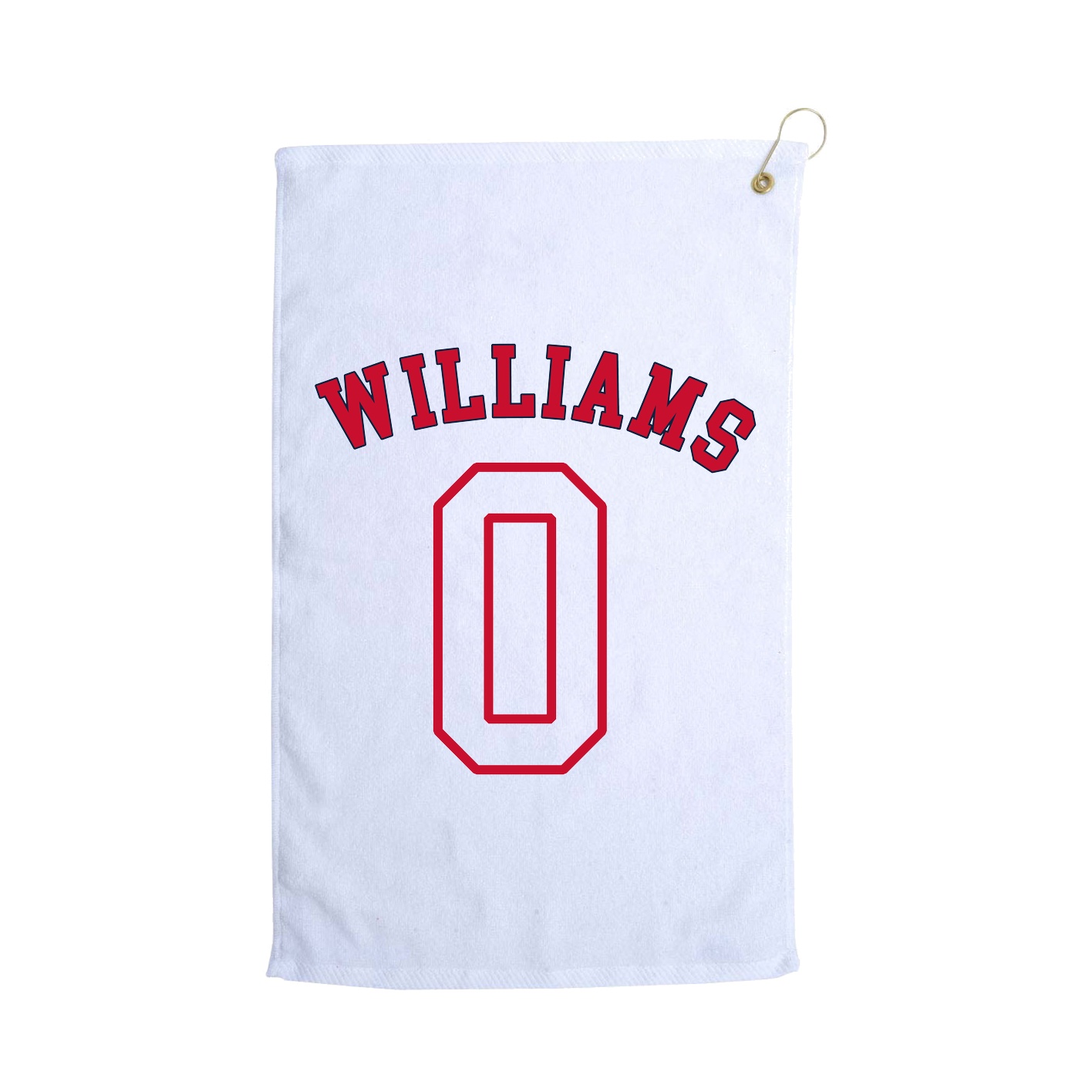 Golf Towel — Shirsey Arch in White