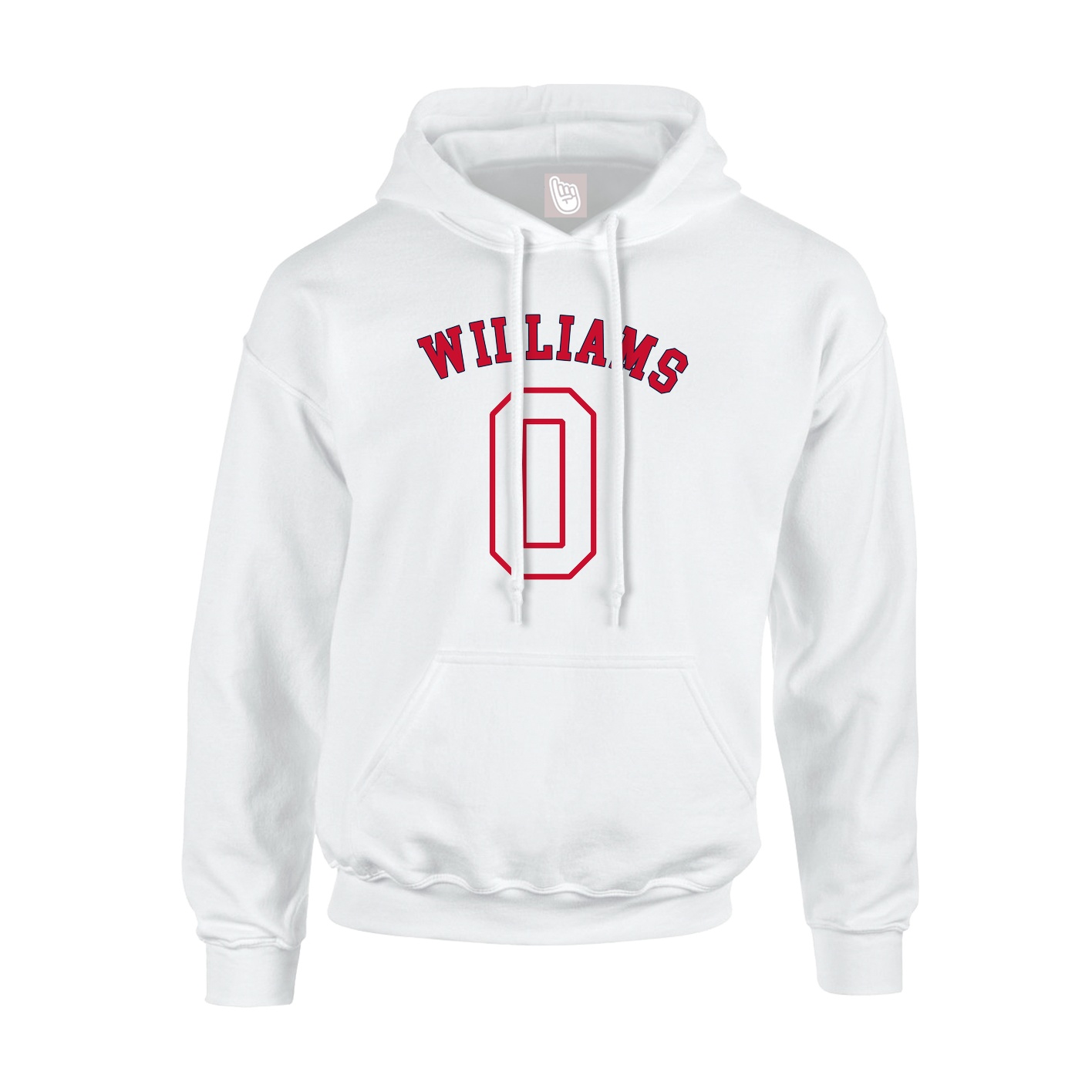 Youth Hoodie — Shirsey Arch in White