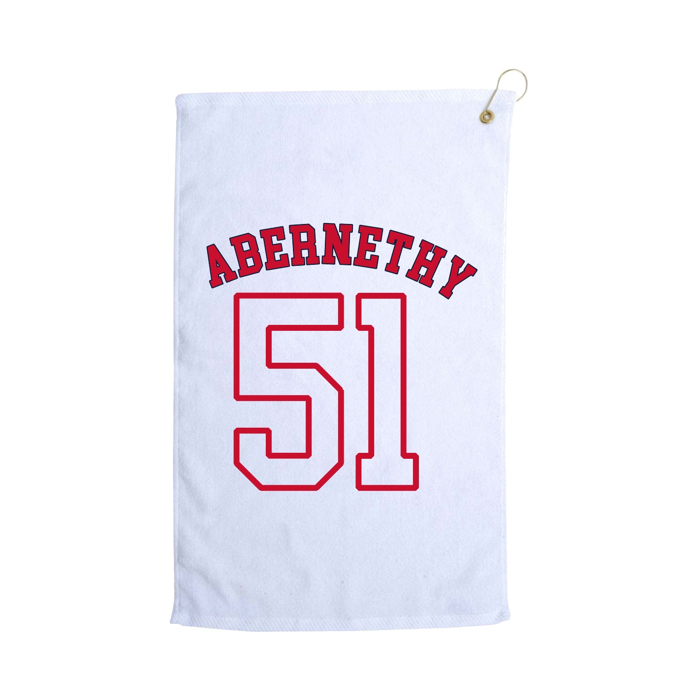 Golf Towel — Shirsey Arch in White
