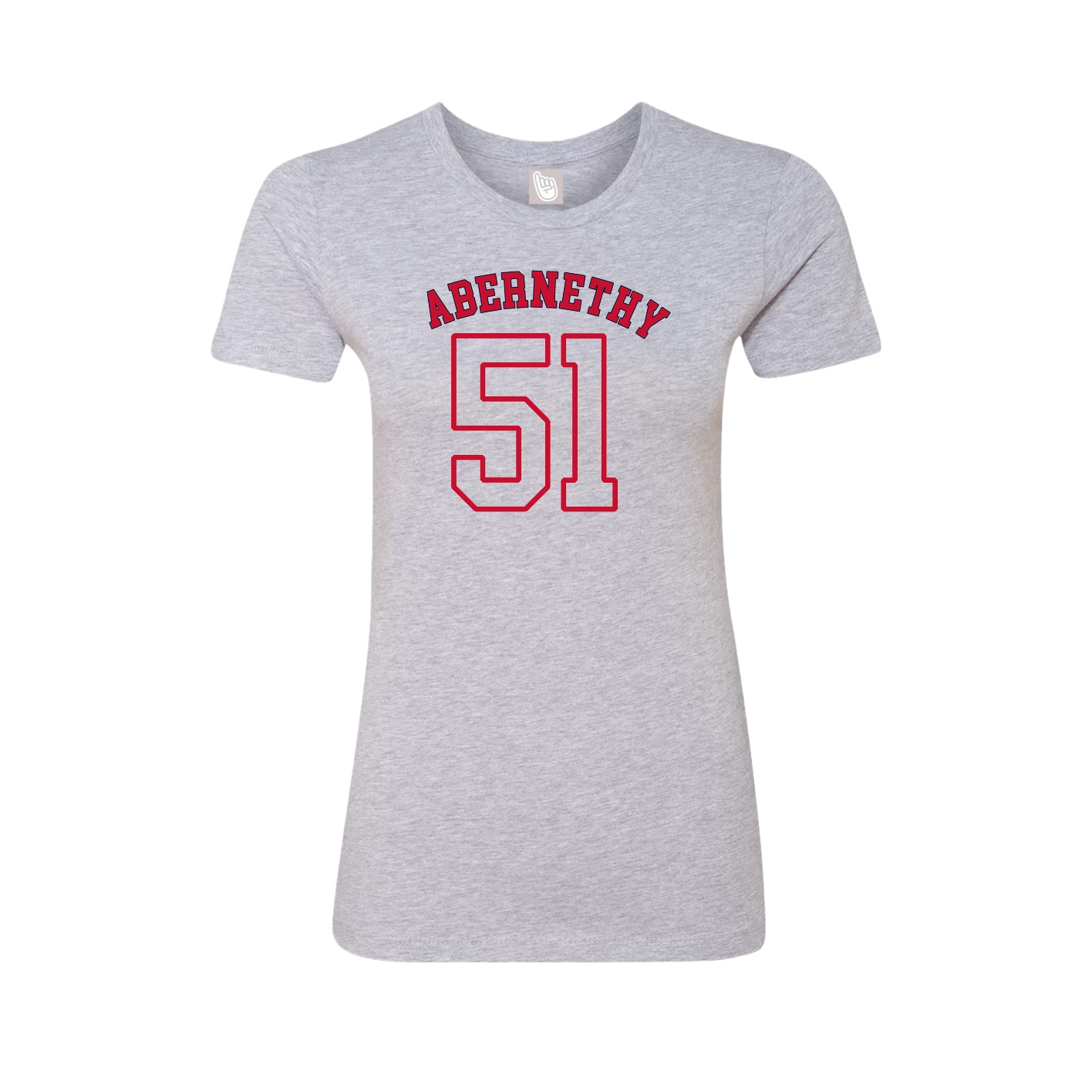 Fitted Women's Tee — Shirsey Arch in Grey