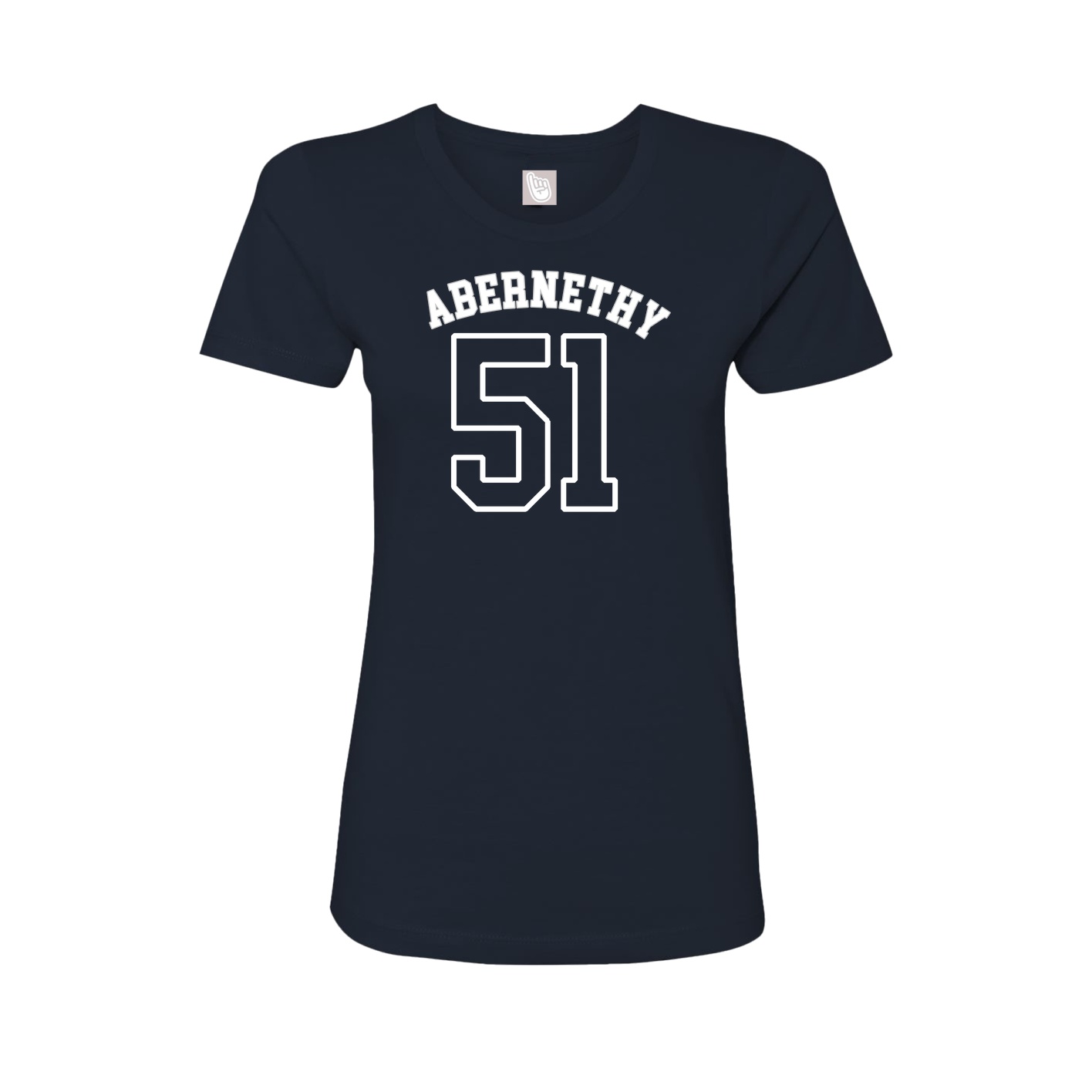 Fitted Women's Tee — Shirsey Arch in Navy