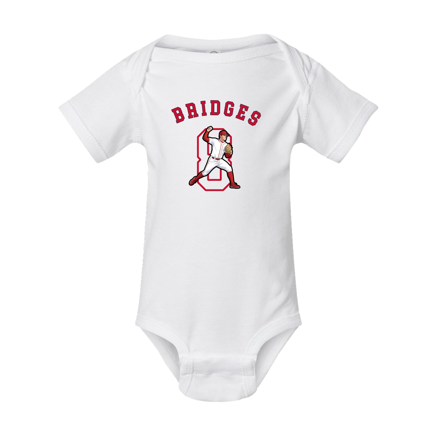 Baby Onesie — Shirsey Arch in White