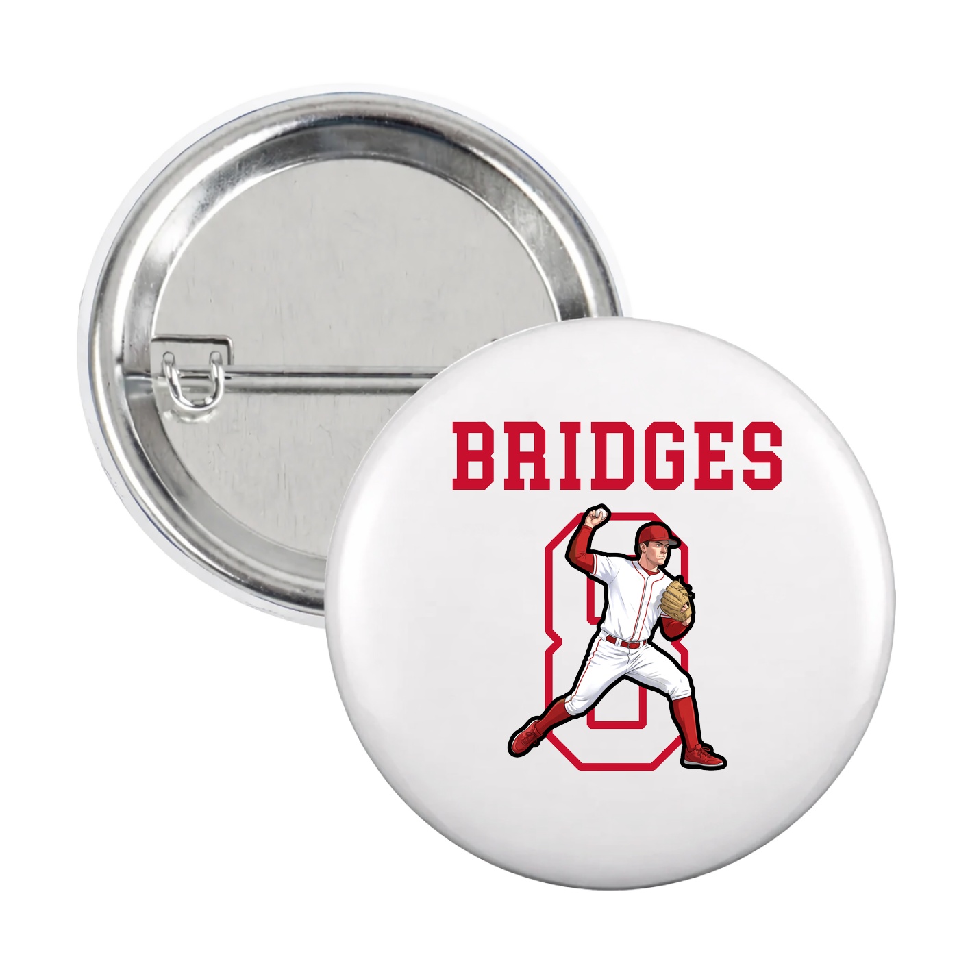 Game Day Button — Shirsey in White
