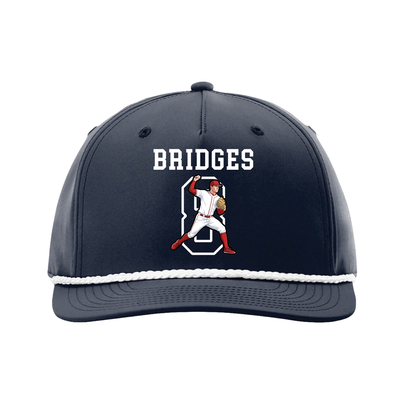 Five-Panel Classic Rope Cap — Shirsey in Navy