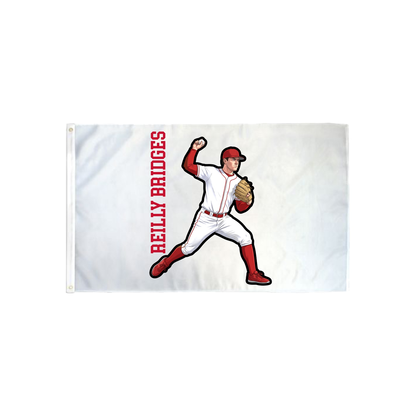 3x5 Flag — Name Vertical in Classic