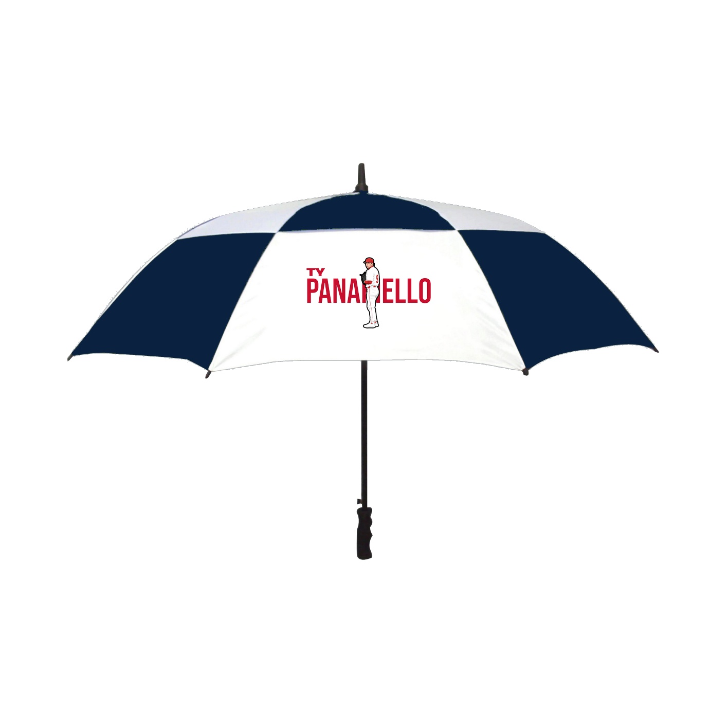 Golf Umbrella — Player Name in Navy