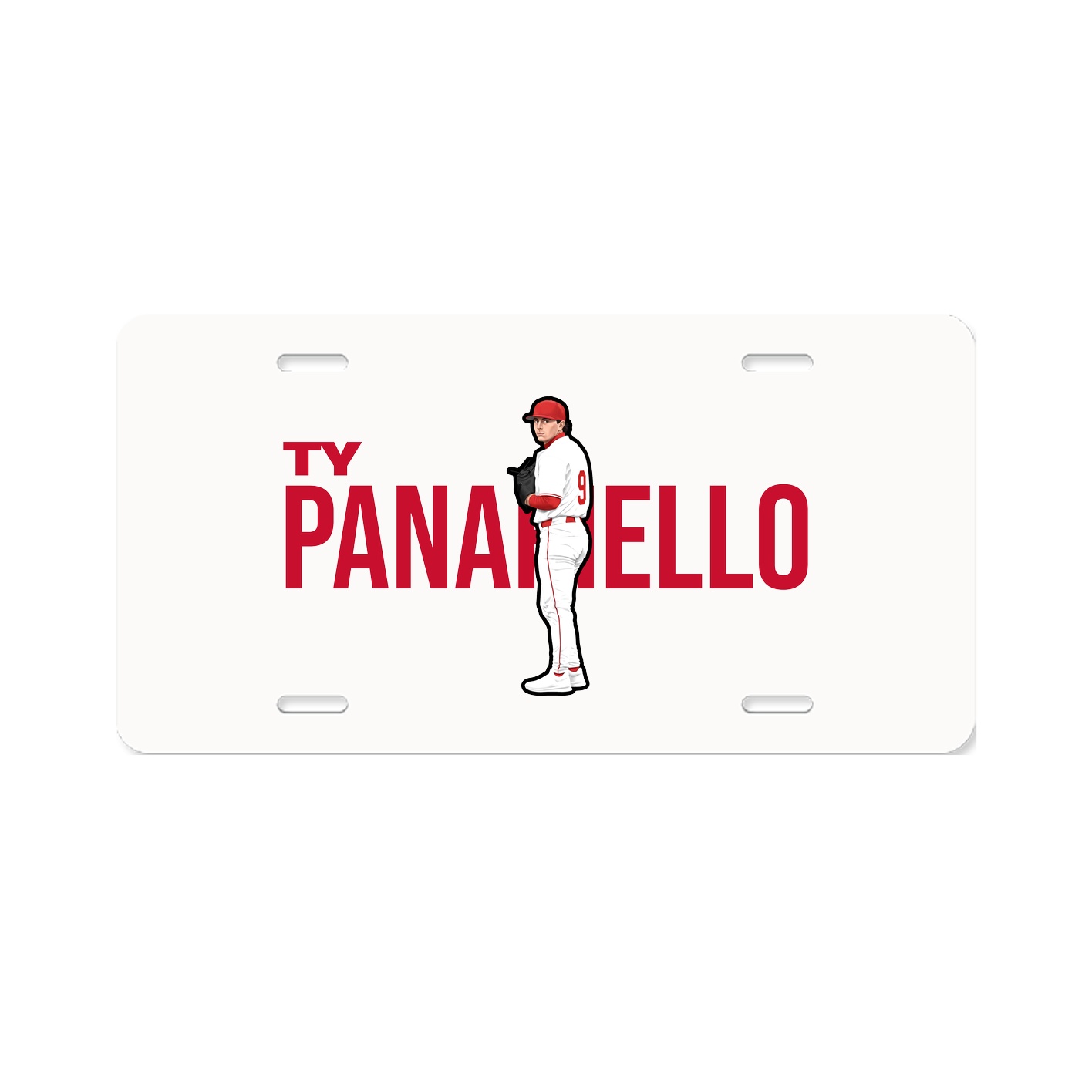 License Plate — Player Name in Classic