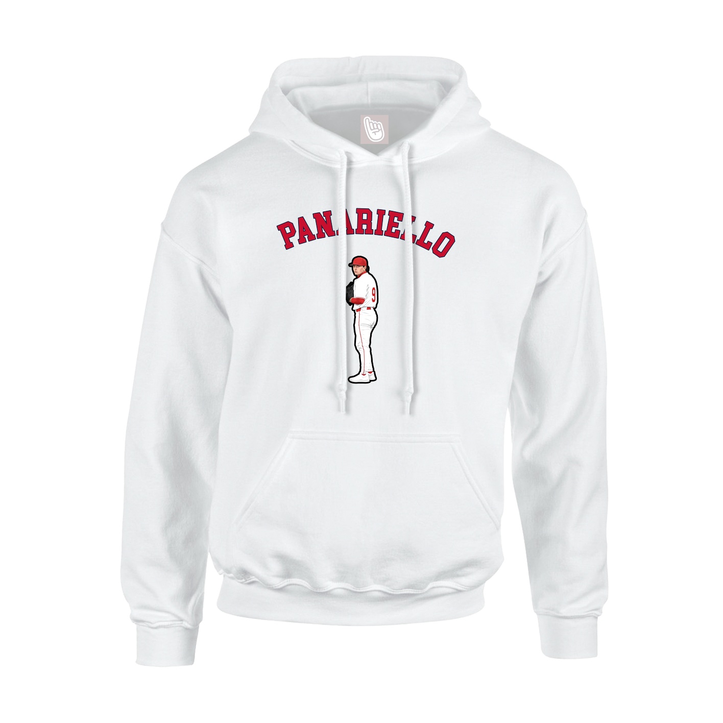 Youth Hoodie — Shirsey Arch in White