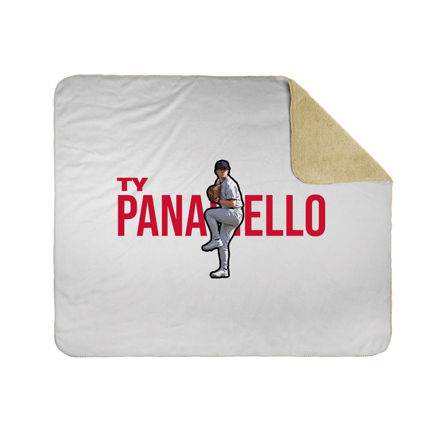 Throw Blanket — Player Name in White
