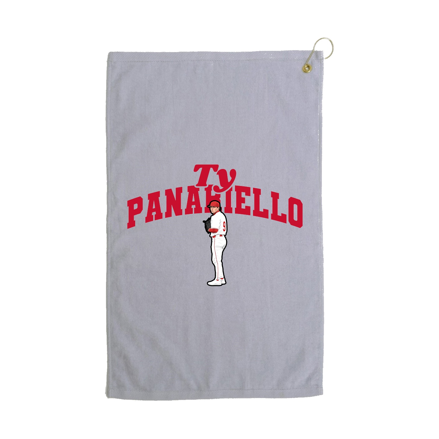 Golf Towel — Signature Arch in Grey
