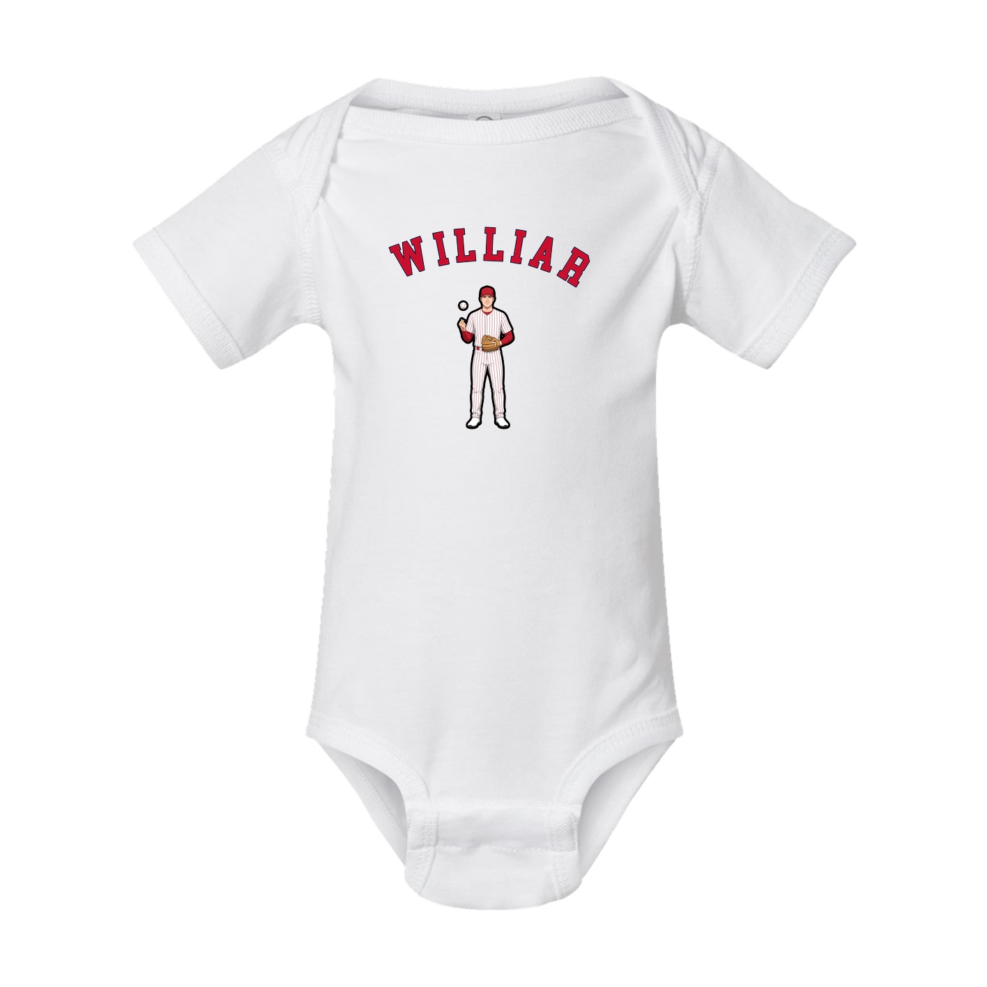 Baby Onesie — Shirsey Arch in White
