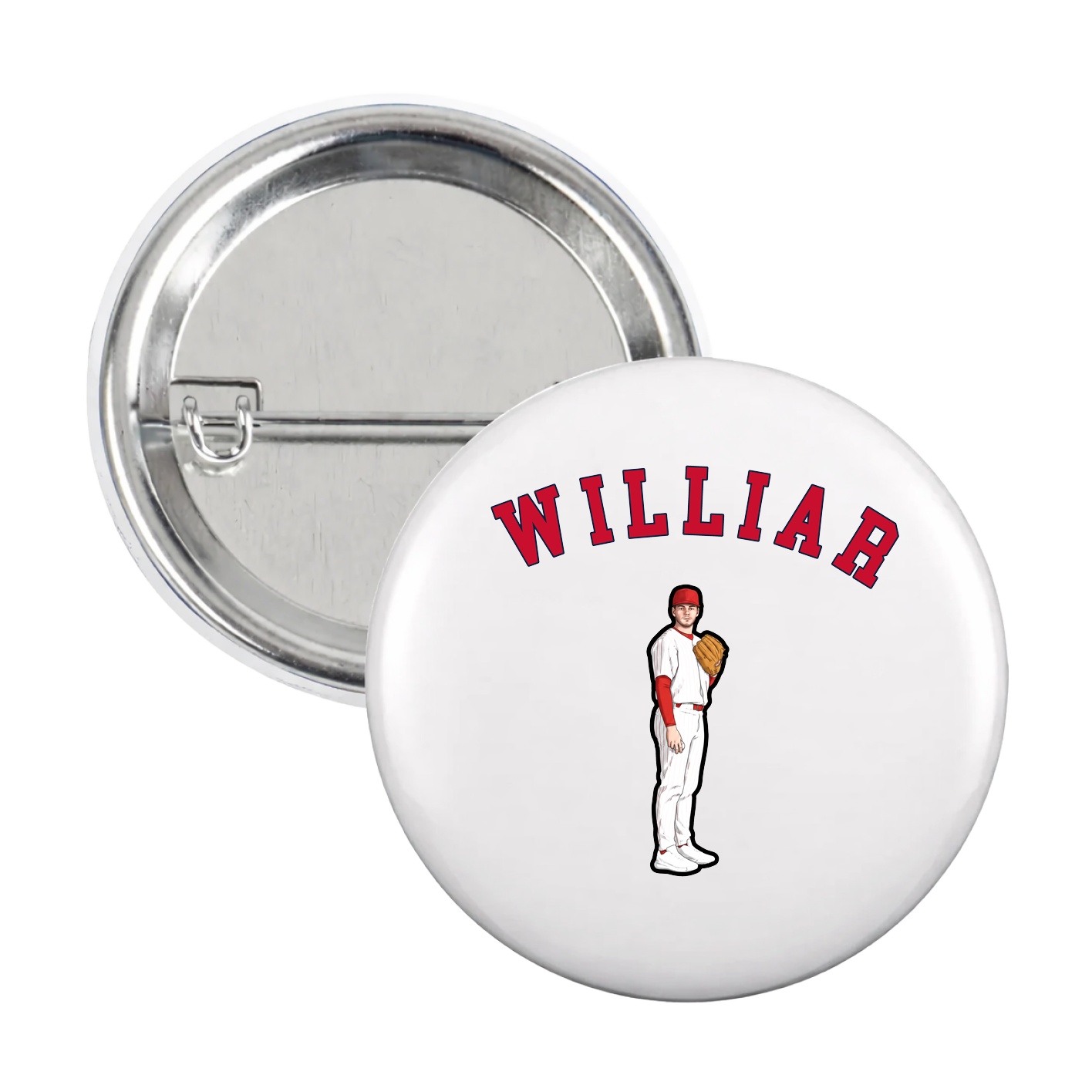Game Day Button — Shirsey Arch in White