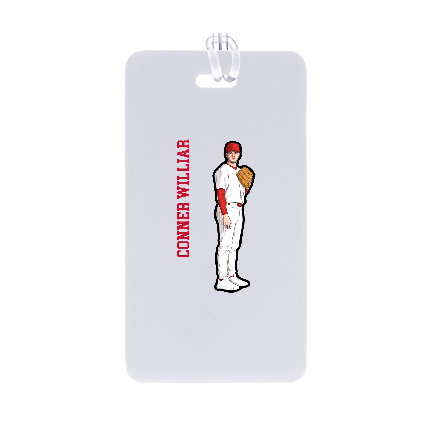 Bag Tag — Name Vertical in Classic