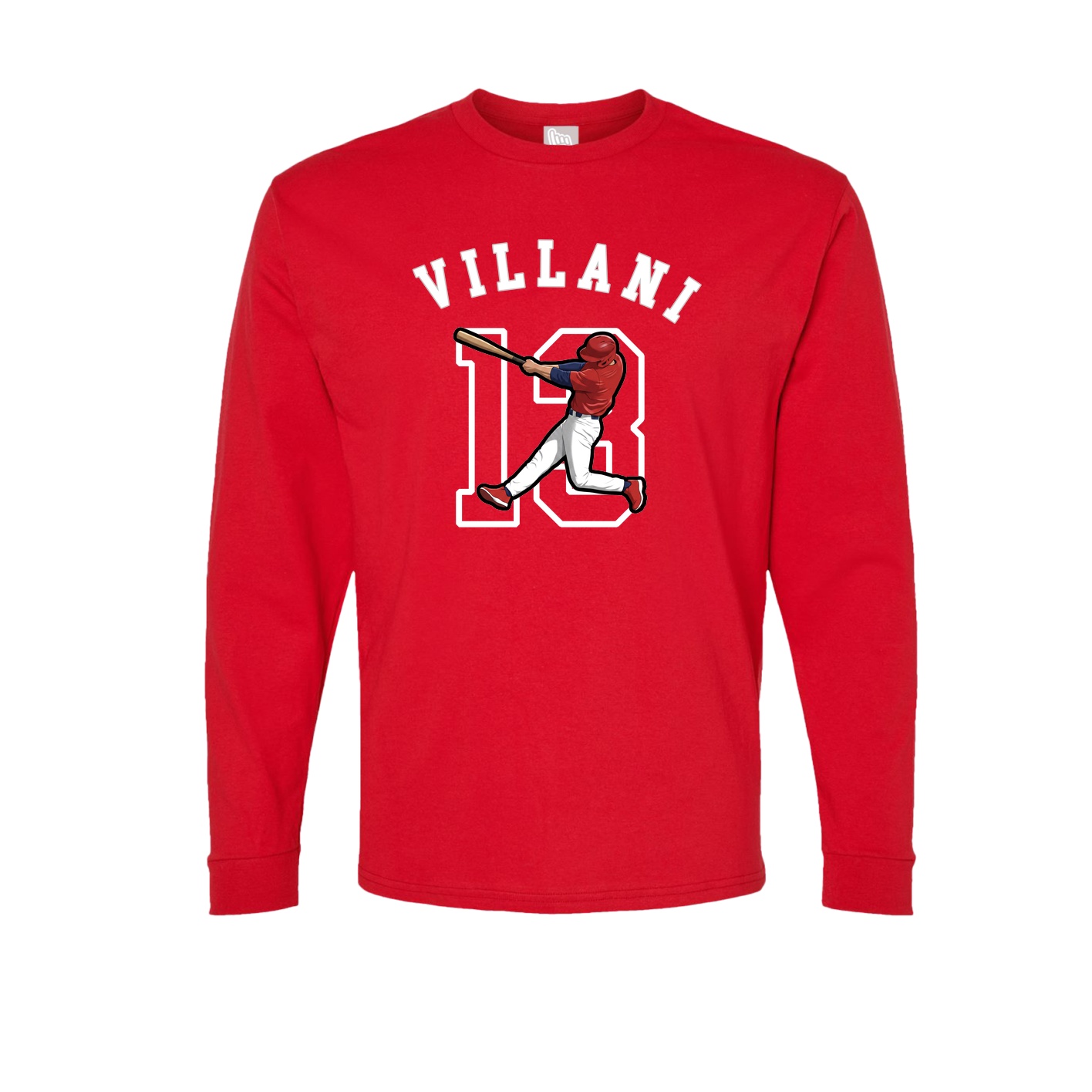 Long Sleeve Tee — Shirsey Arch in Red