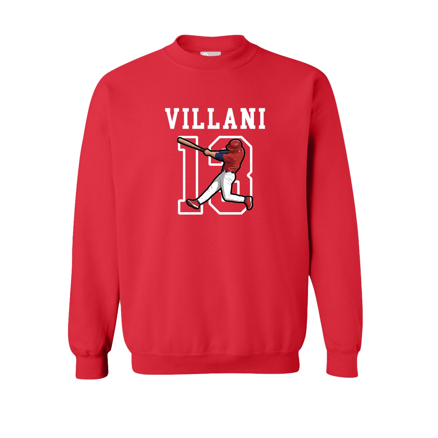 Fleece Crew — Shirsey in Red