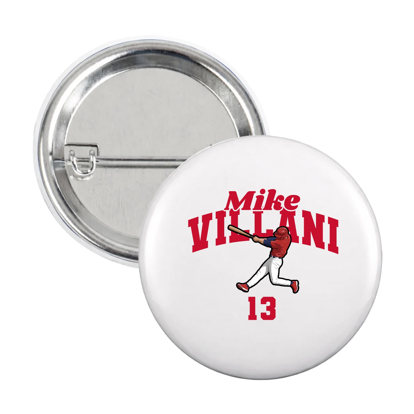 Game Day Button — Signature Arch in White