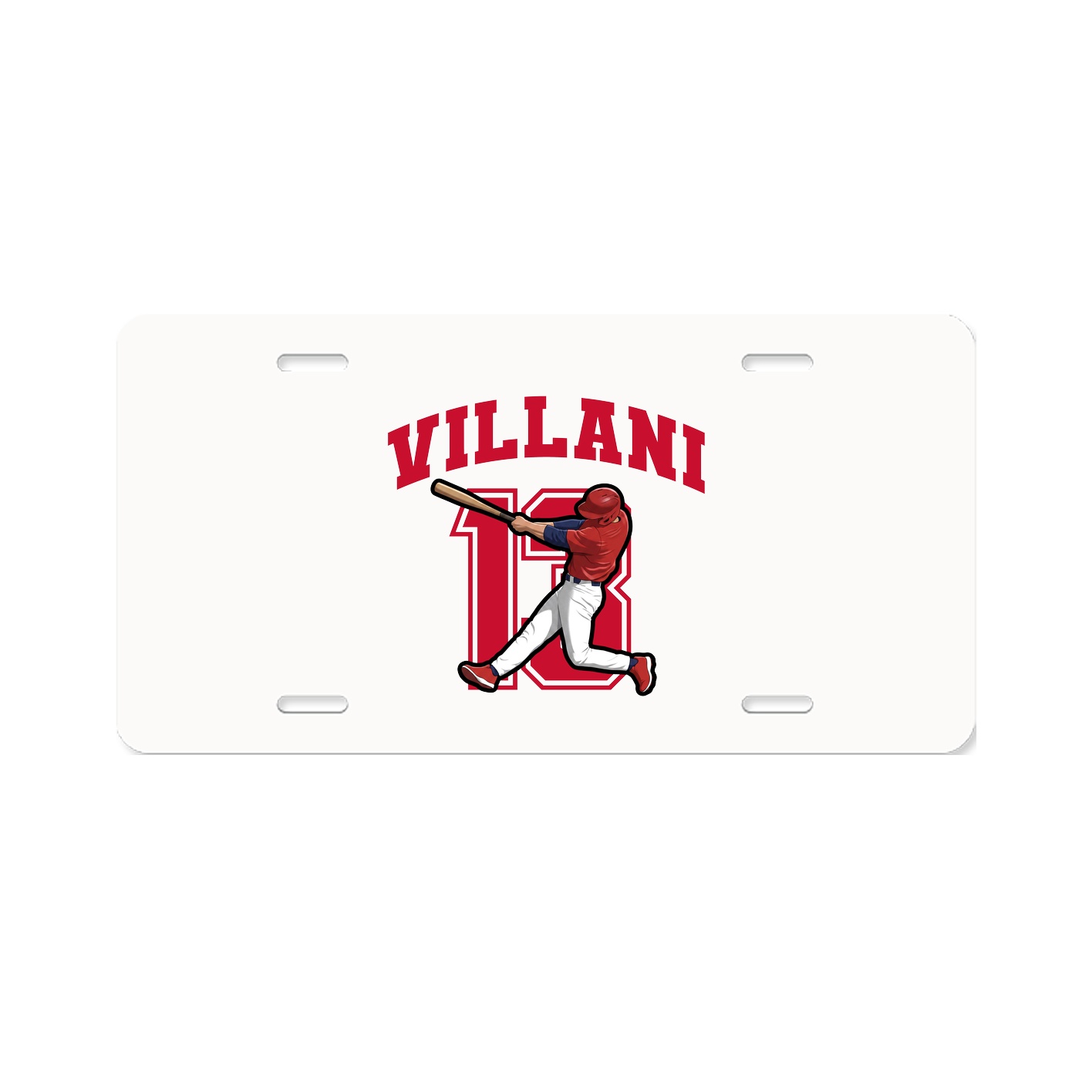 License Plate — Number in Classic