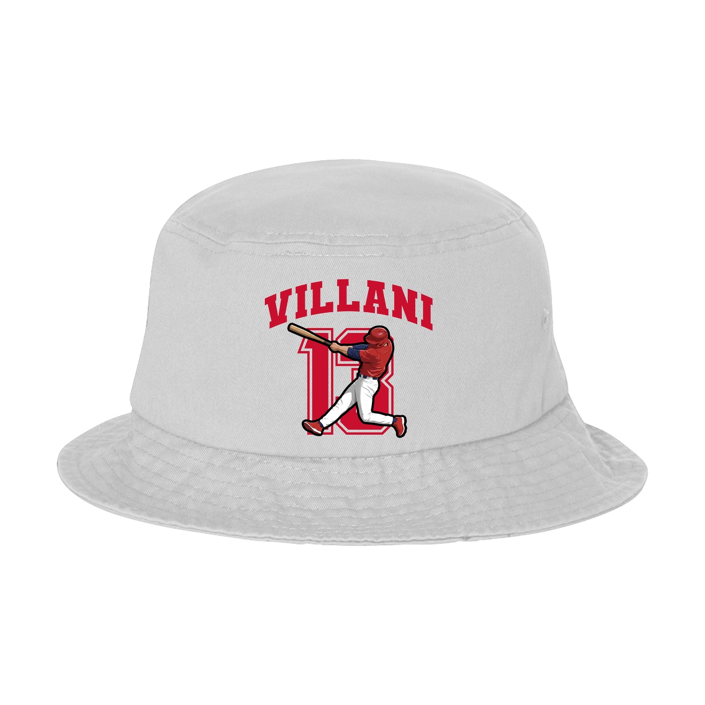 Bucket Cap — Number in White