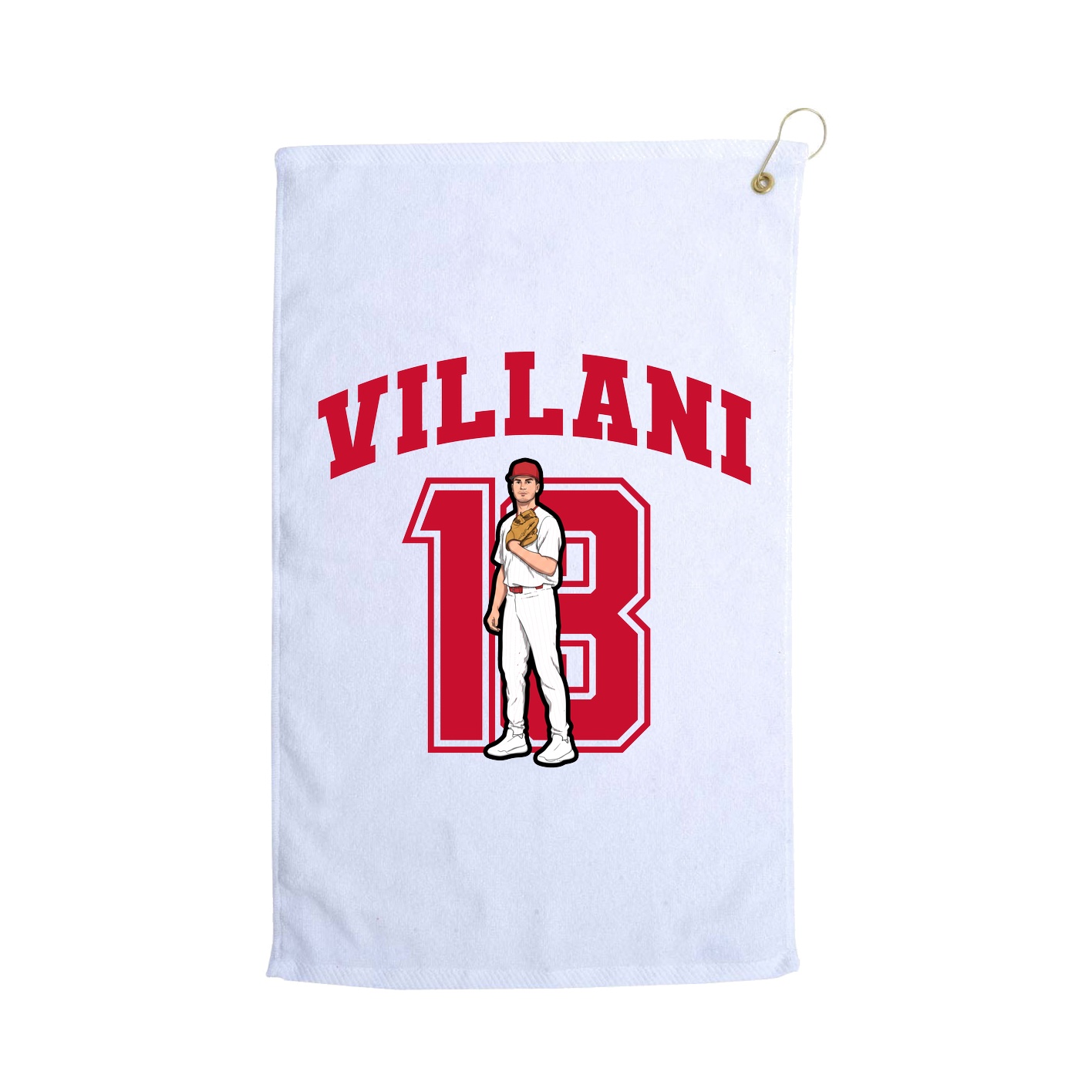 Golf Towel — Number in White