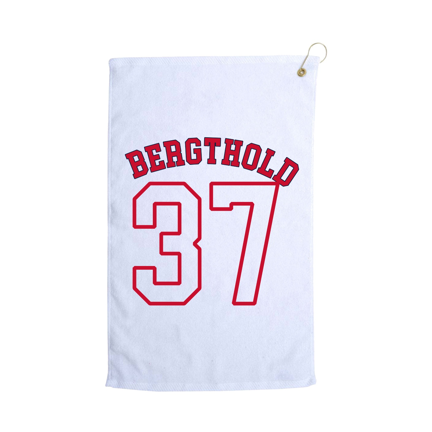Golf Towel — Shirsey Arch in White