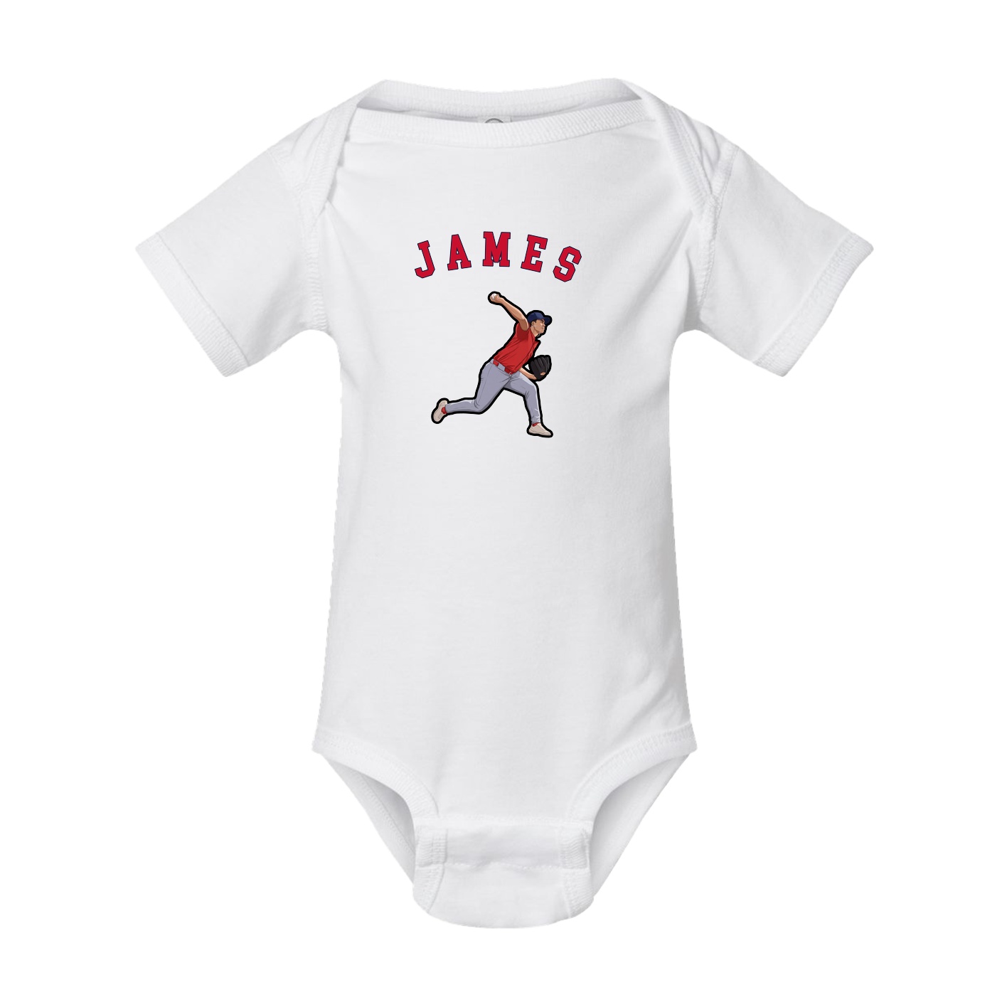 Baby Onesie — Shirsey Arch in White