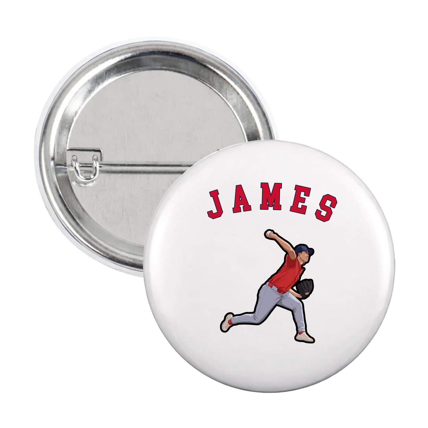 Game Day Button — Shirsey Arch in White
